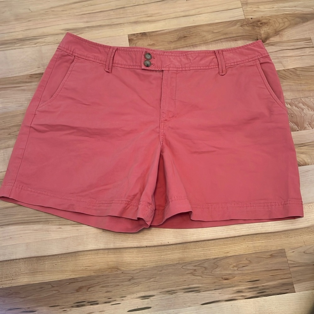 Eddie Bauer Women’s Orange Cotton Shorts